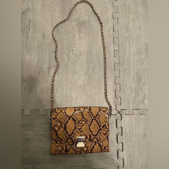 Zara Snake skin (Faux) Cross body bag. - Picture 1 of 6
